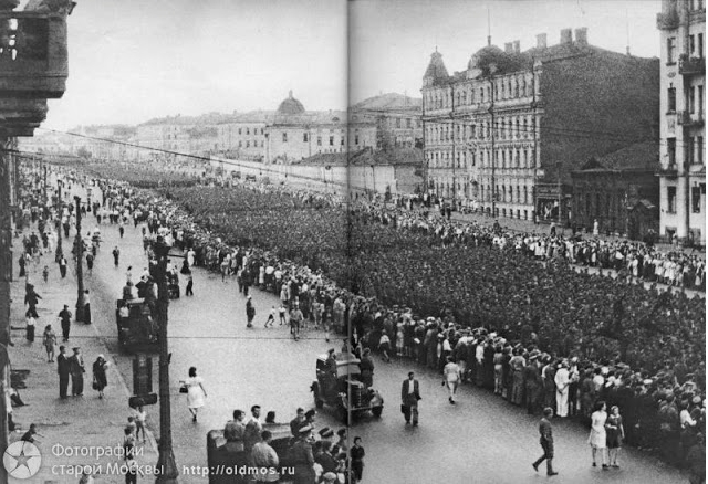 57,000 German prisoners march to moscow after defeat at Belarus